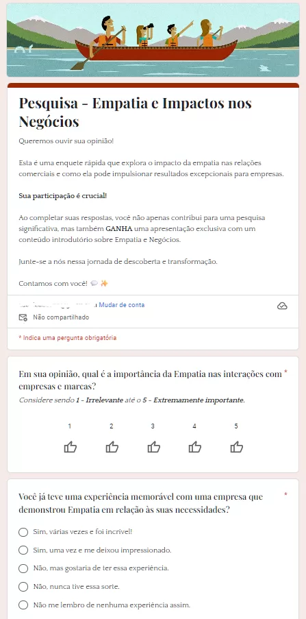 Pesquisa - Empatia e Impactos nos Negócios